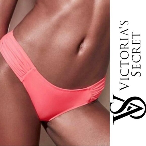 Victoria’s Secret | Coral The knockout Bikini Bottoms | Size Medium - Picture 1 of 15